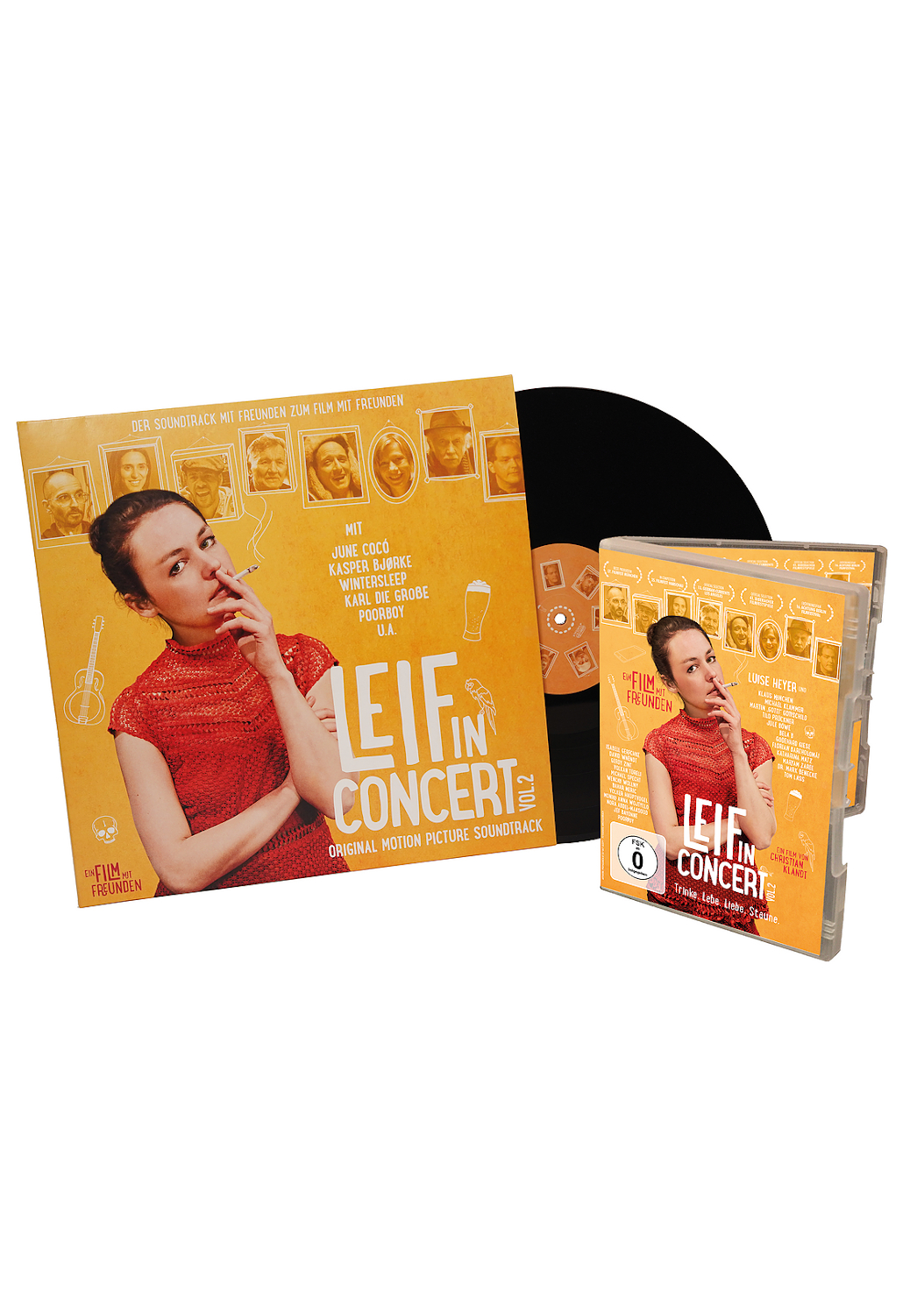 limitiertes 'Leif in Concert - Vol. 2' Paket - mit DVD und Soundtrack auf Doppel-LP